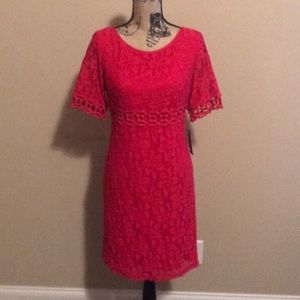 💕Jessica Howard deep pink summer dress size 6